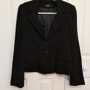 Suzy Shier Women's Classic Black Blazer Size L